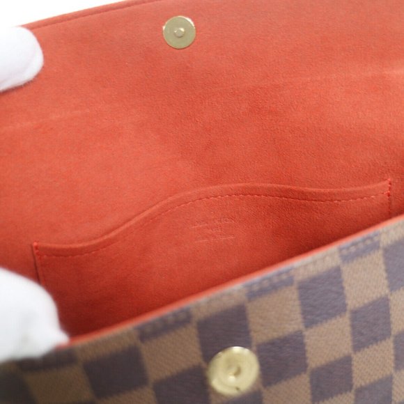 Authenticity Guarantee  LOUIS VUITTON RECOLETA HAND BAG FL0033 PURSE DAMIER EBEN - Picture 9 of 10